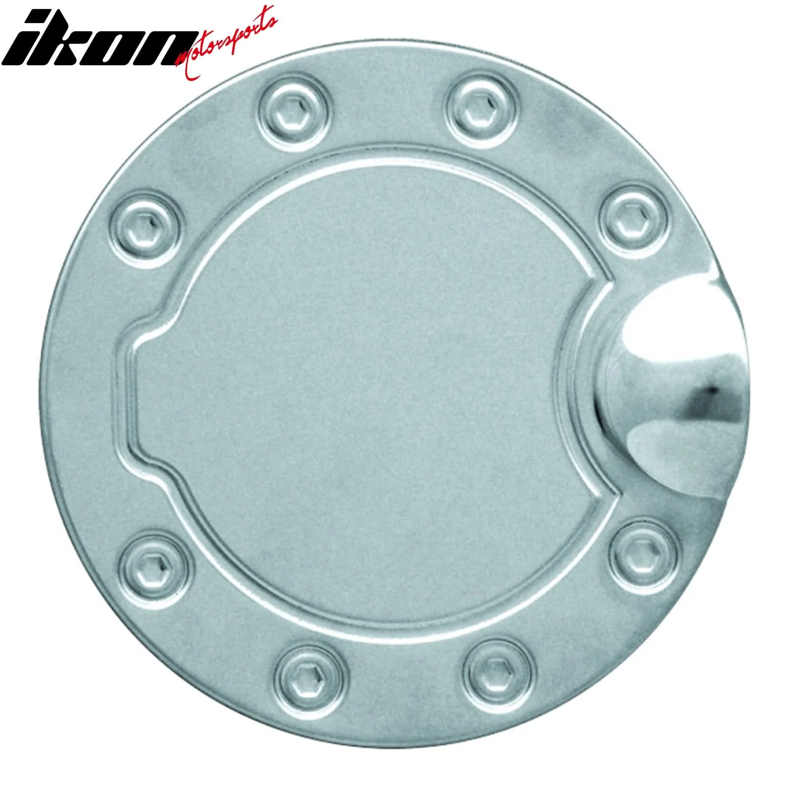 2015-2016 Ford F-150 Chrome Gas Cap Fuel Door Cover Trim ABS Plastic - Image 2