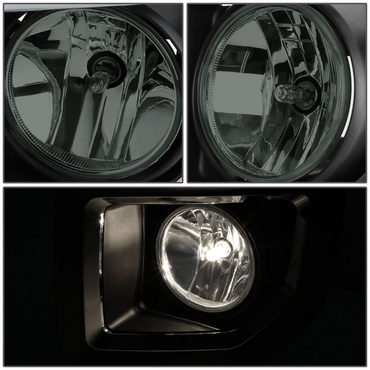 2015-2016 GMC Sierra 2500HD 3500HD Smoke Fog Lights with Switch - Image 4