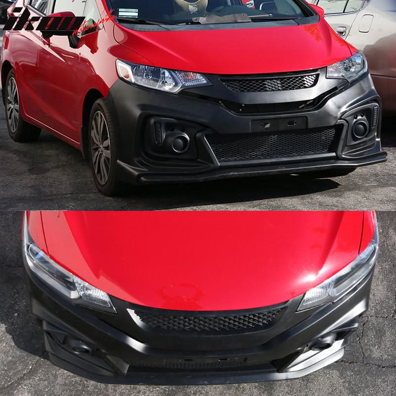 2015-2016Â Honda Fit GK5 Front Bumper Conversion Cover DRL Light PP - Image 5