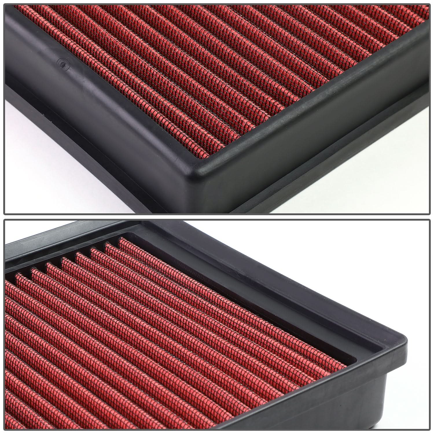 2015-2017 Audi A3 S3 TT VW Golf GTI High-Flow Engine Air Filter - Red - Image 4