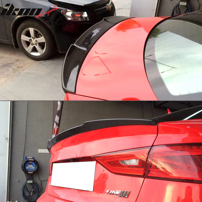 2015-2017 Audi S3 8V JC Style Rear Trunk Spoiler Wing Carbon Fiber - Image 13