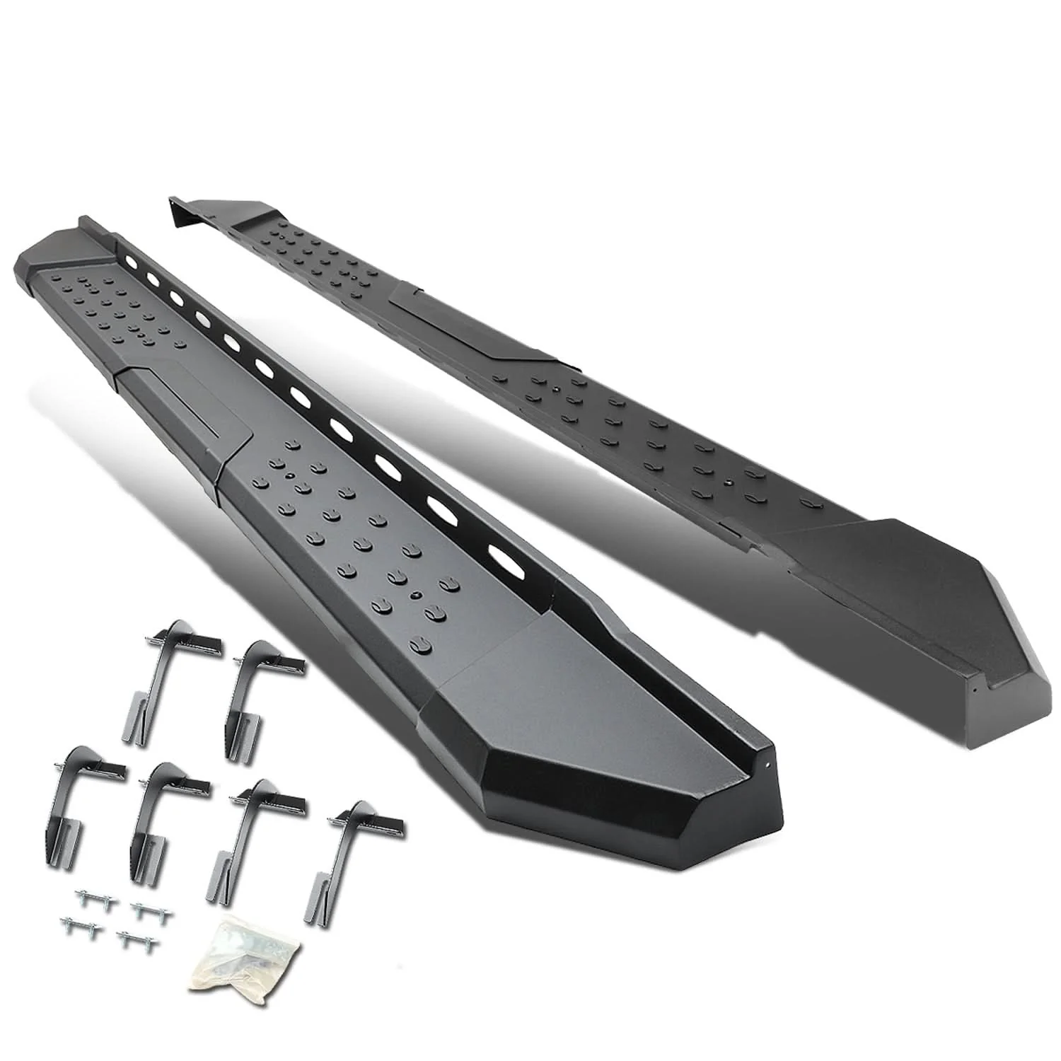 2015-2017 Ford F-150 Crew Cab 5.5" Straight Nerf Bars with Brackets - Image 2