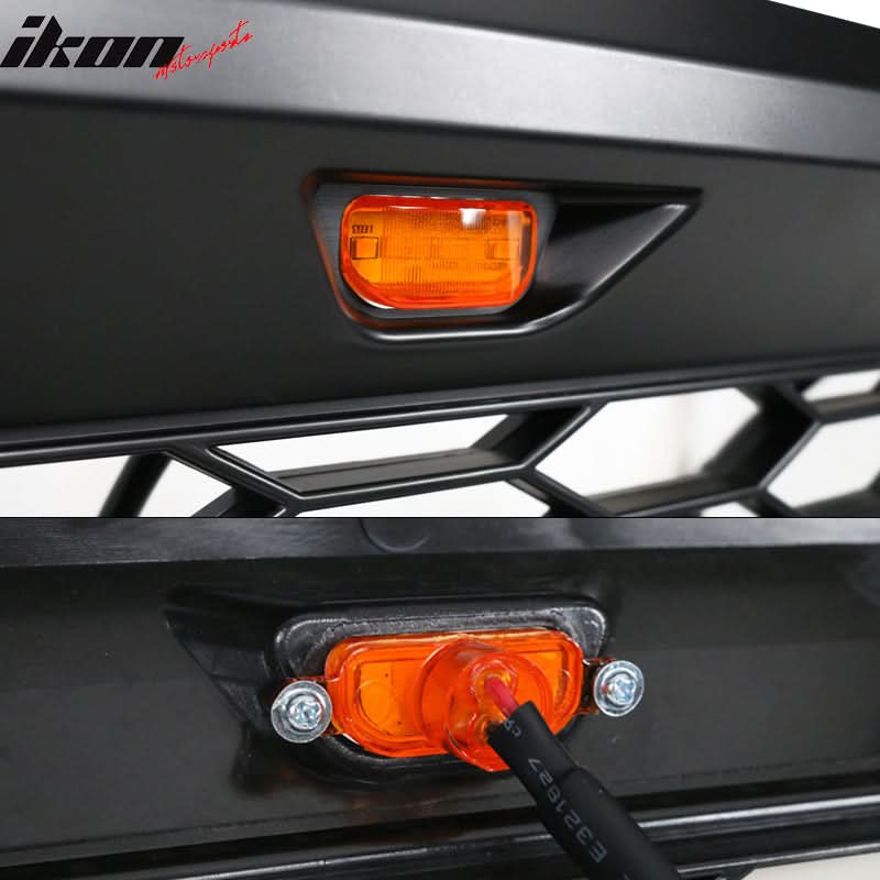 2015-2017 Ford F150 R Front Bumper Hood Mesh LED Grille Replacement - Image 7