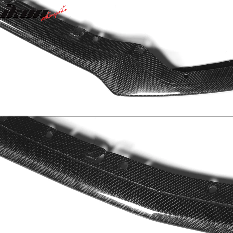 2015-2017 Ford Mustang Coupe OE Style Front Bumper Lip Carbon Fiber - Image 4