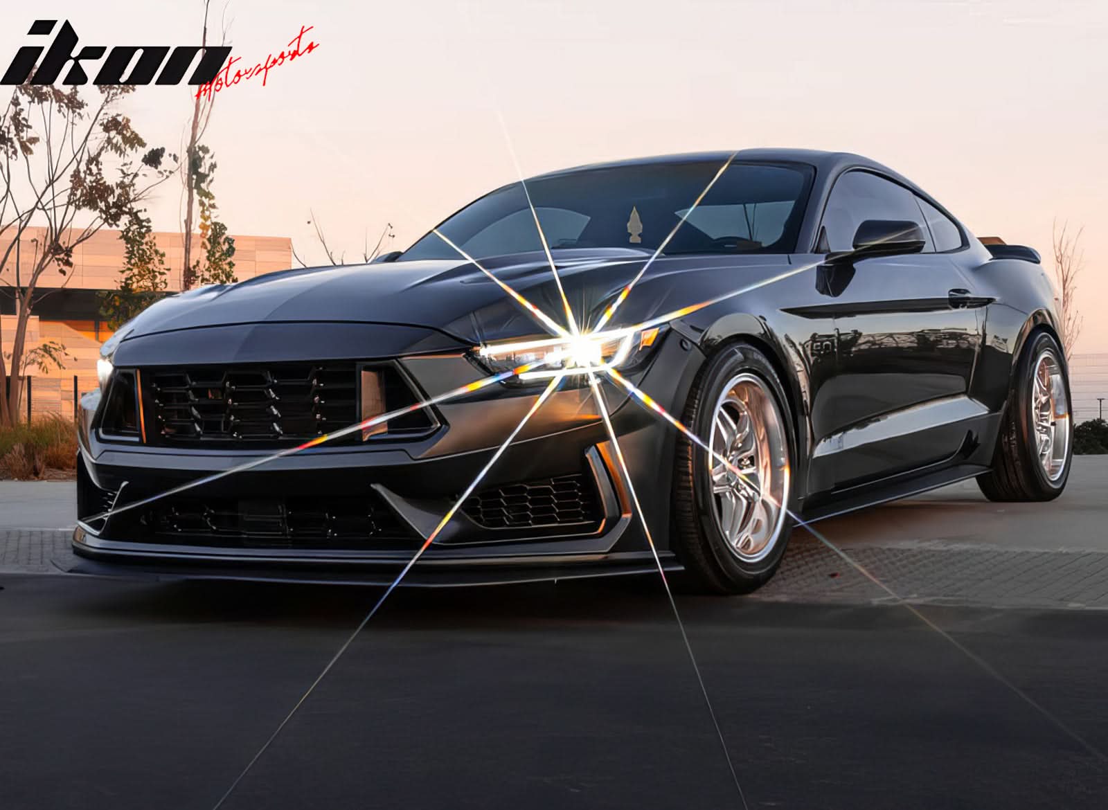 2015-2017 Ford Mustang Dark Horse Style Front Bumper Conversion Kit PP - Image 2