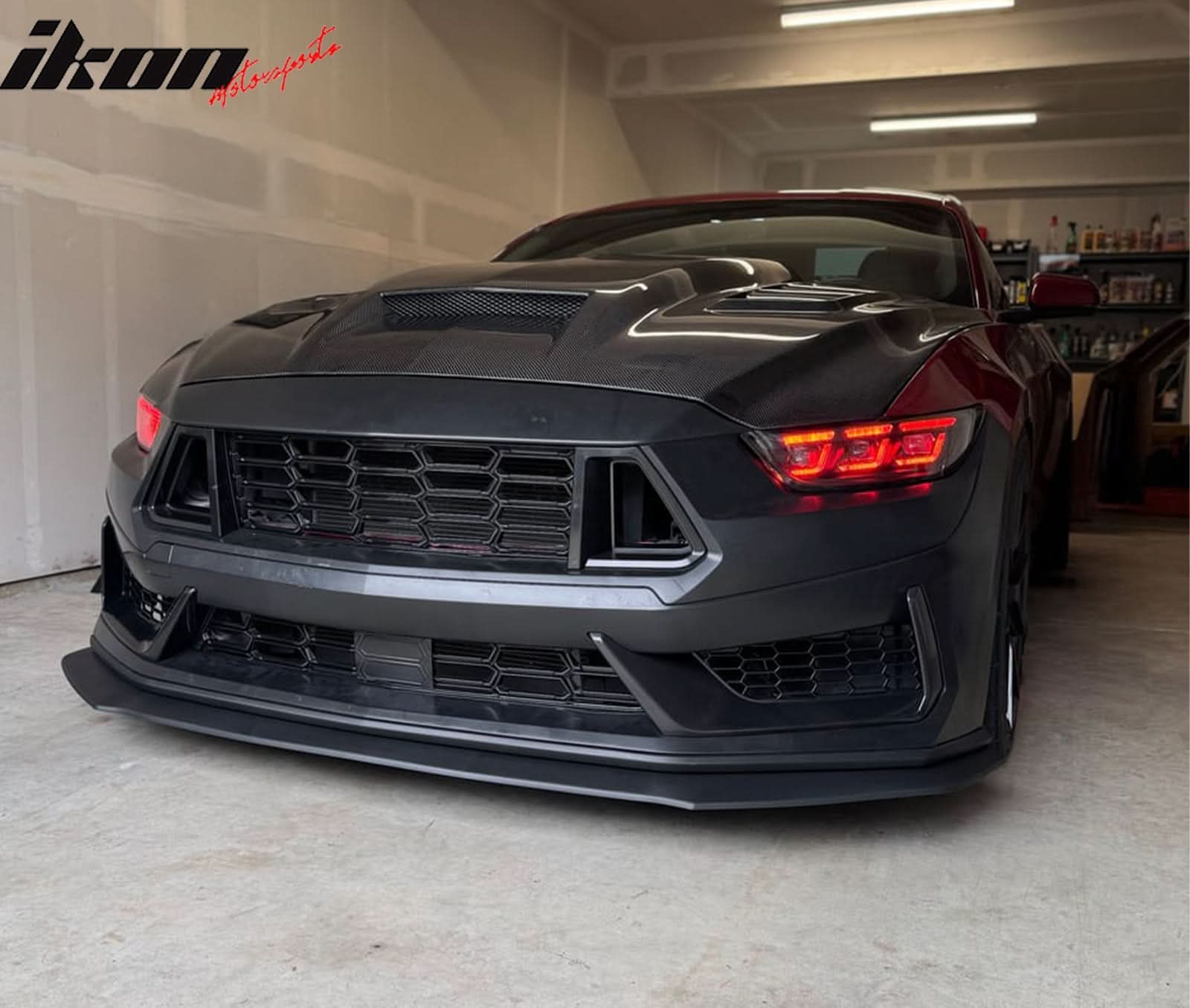 2015-2017 Ford Mustang Dark Horse Style Front Bumper Cover Headlight - Image 2