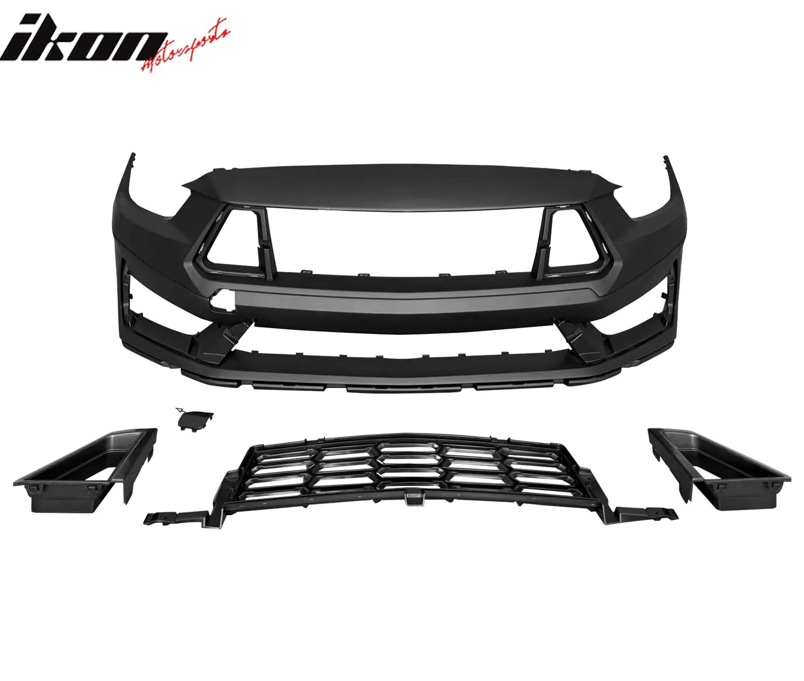 2015-2017 Ford Mustang Dark Horse Style Front Bumper Cover Headlight - Image 7