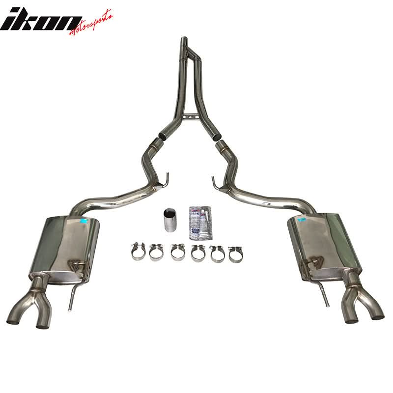 2015-2017 Ford Mustang Ecoboost 2.3T P Style Catback Exhaust Kits - Image 2