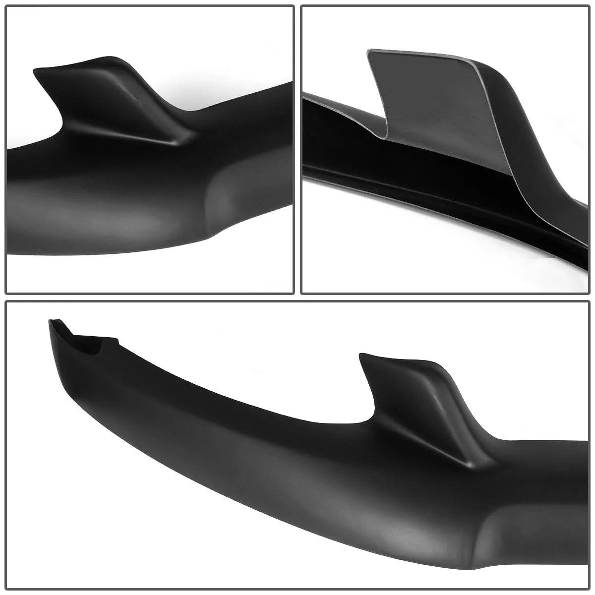 2015-2017 Ford Mustang Front Bumper Lip - Matte Black - Image 4