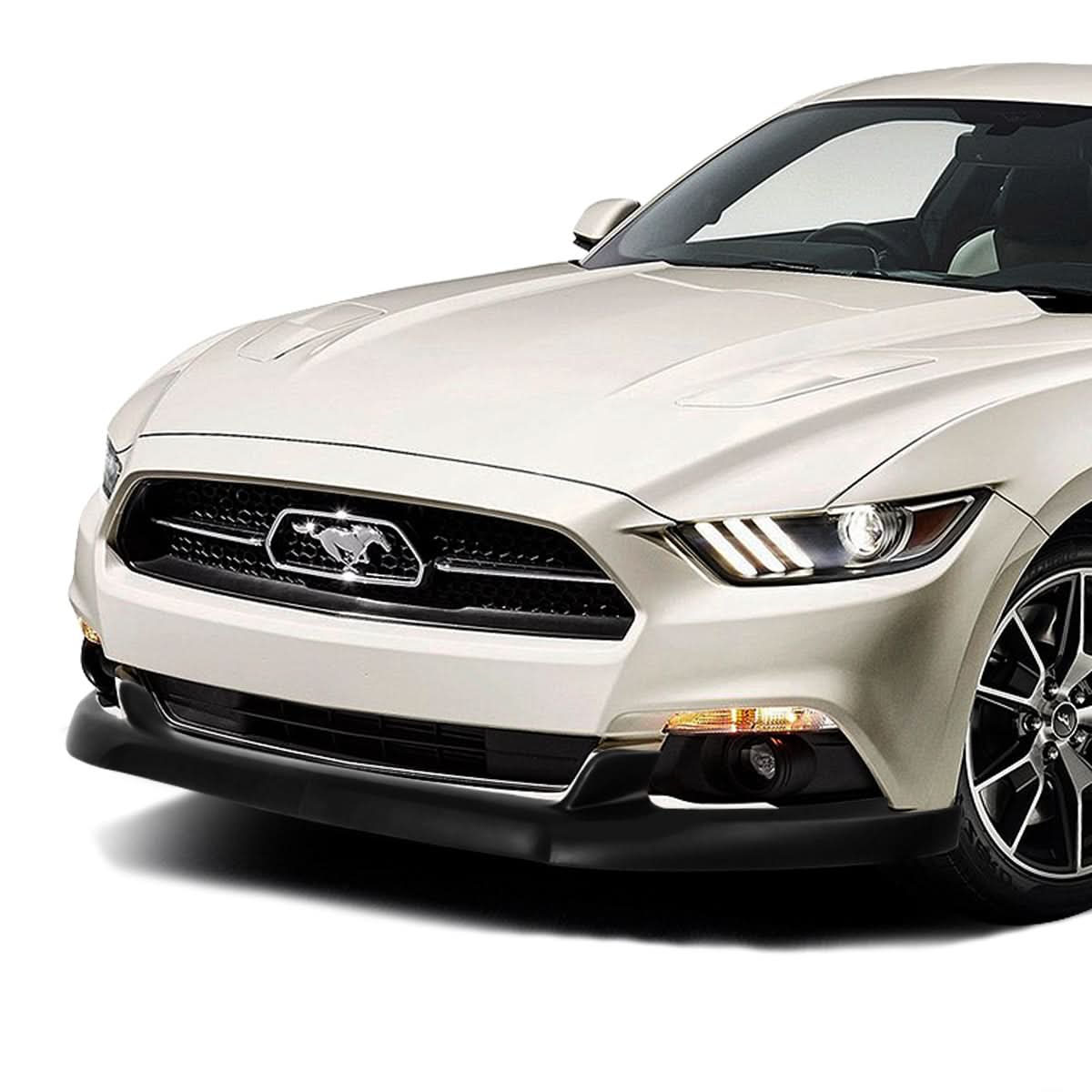2015-2017 Ford Mustang Front Bumper Lip - Matte Black - Image 6