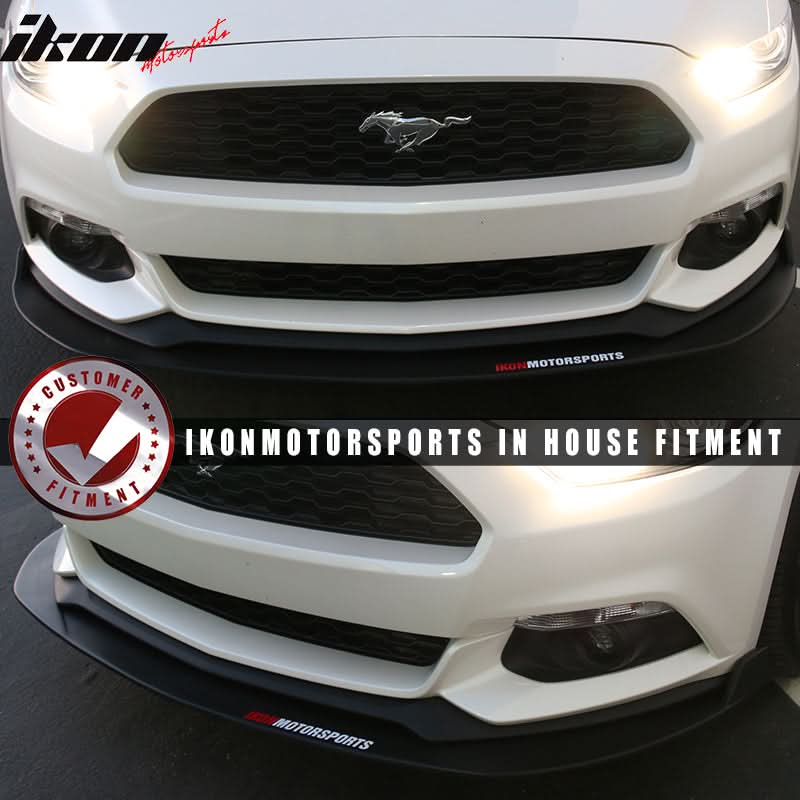 2015-2017 Ford Mustang Front Bumper Lip Spoiler PP - Image 2