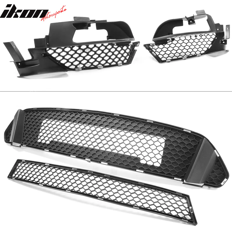 2015-2017 Ford Mustang GT350 Style Front Bumper Conversion Full Set - Image 8