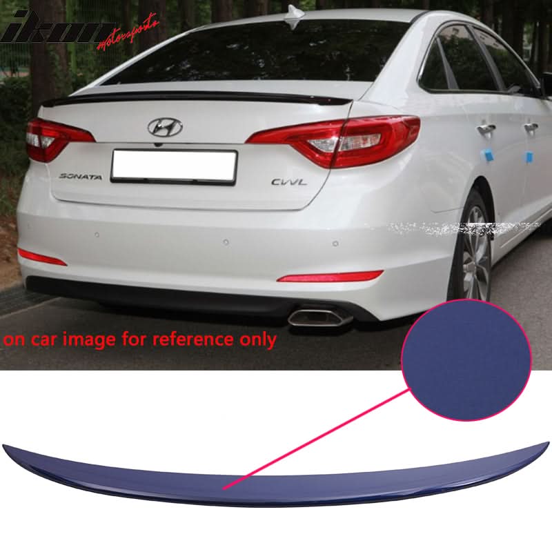 2015-2017 Hyundai Sonata OE Style Trunk Spoiler Wing Painted ABS - Image 5