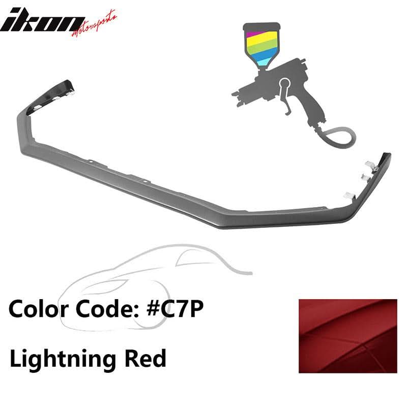 2015-2017 Subaru WRX STI Carbon Paint Front Bumper Lip Spoiler ABS - Image 9