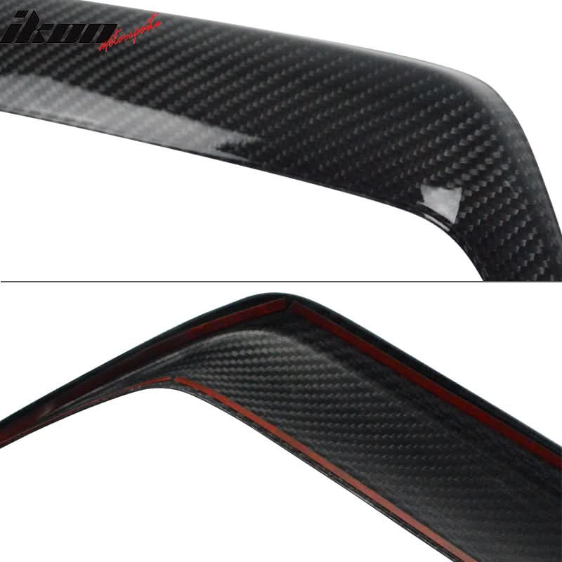 2015-2017 Subaru WRX STI Front Grille Garnish Cover Carbon Fiber - Image 5