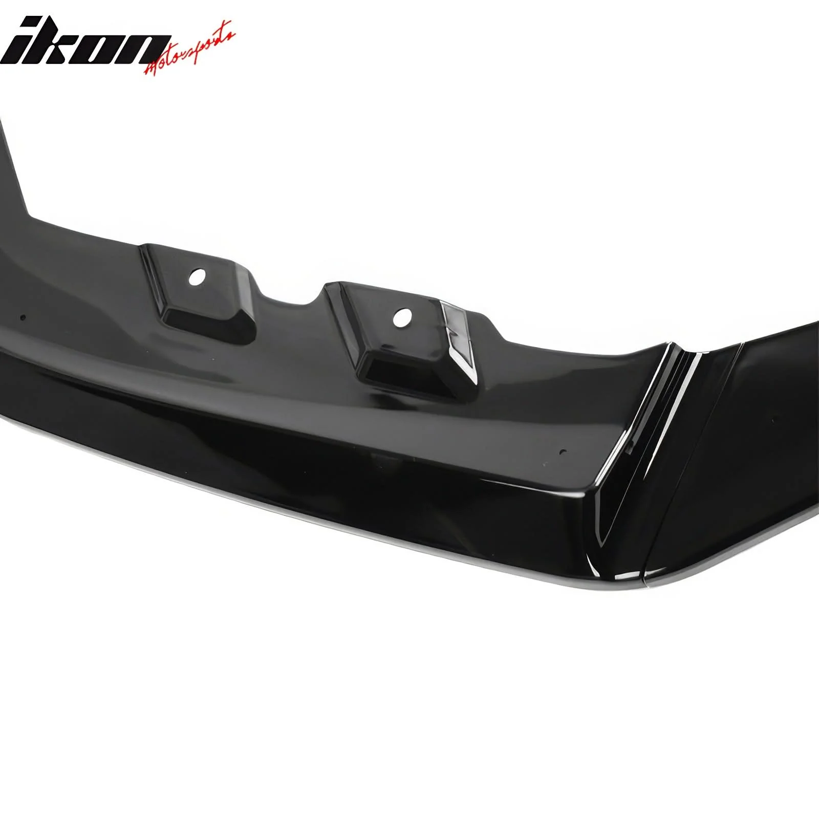 2015-2017 Subaru WRX STI MPX Style Gloss Black Front Bumper Lip PP 3PC - Image 7