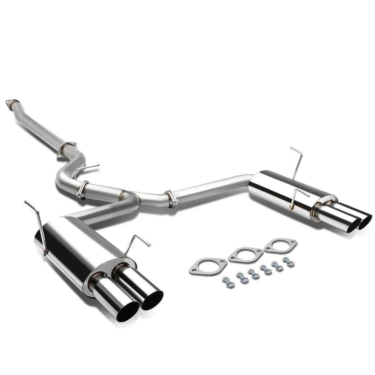 2015-2017 Subaru WRX & STI Sedan Catback Exhaust - Stainless Steel - Image 2