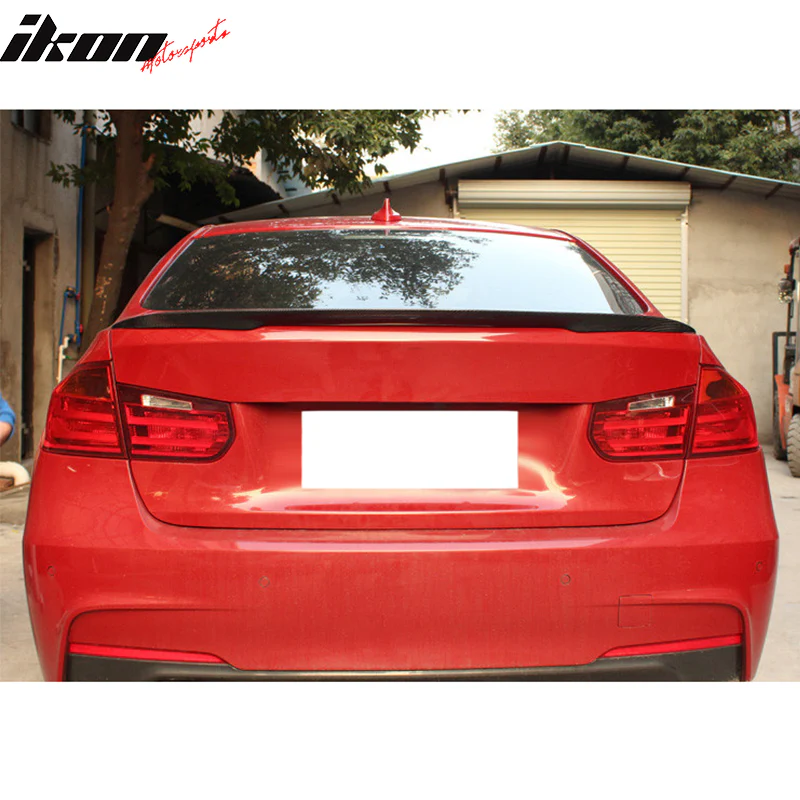 2015-2018 BMW X4 F26 Performance 2 Style Black Rear Trunk Spoiler CF - Image 2