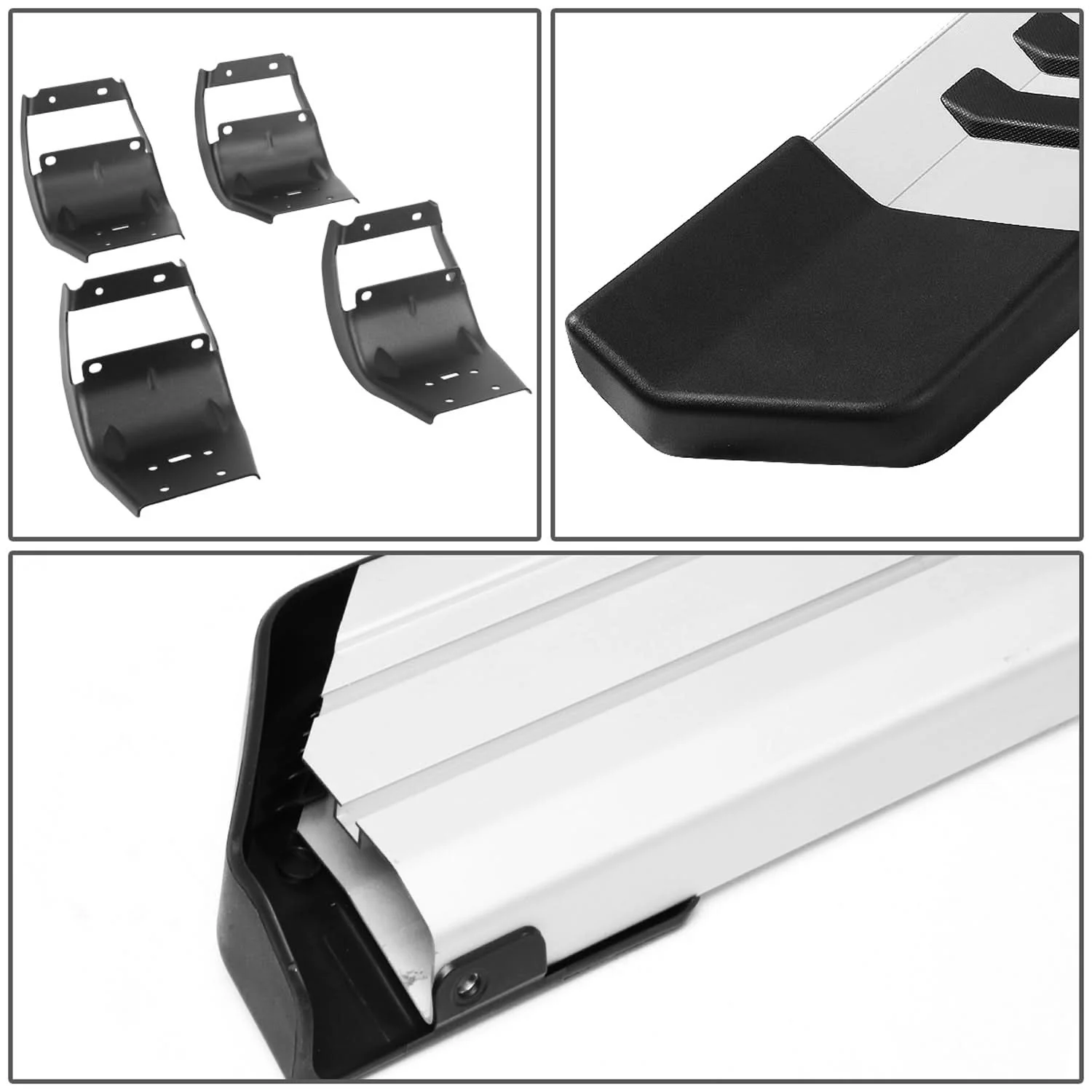 2015-2018 Ford F-150 Crew Cab 6" Oval Nerf Bars - Aluminum - Image 5