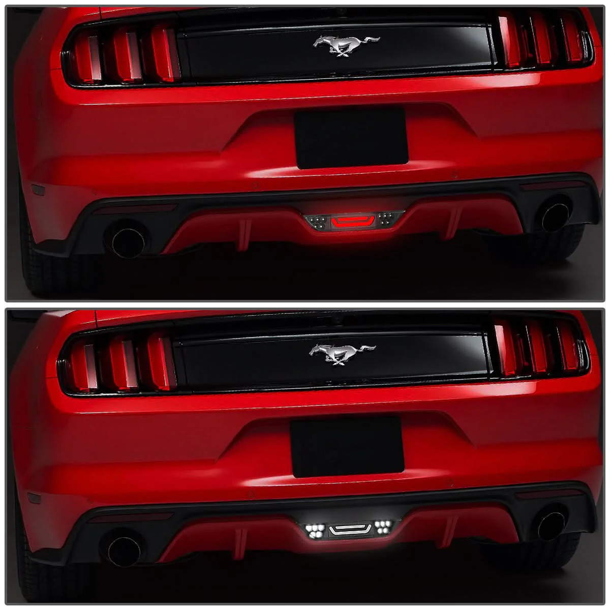 2015-2018 Ford Mustang 3D LED Third Brake Light - Black - Image 5