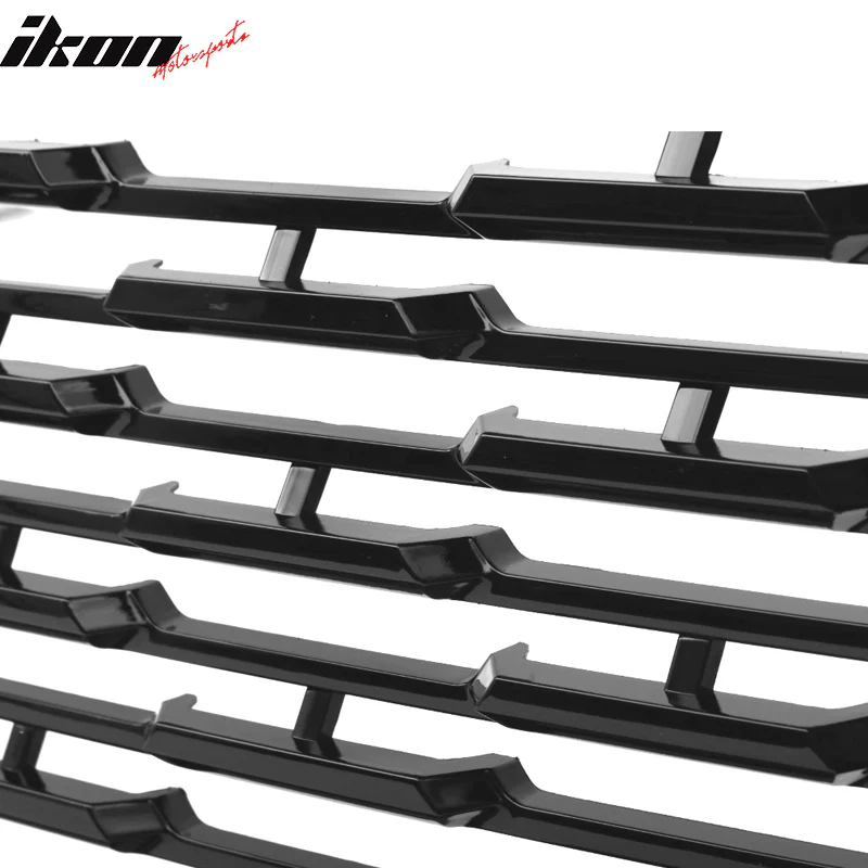 2015-2019 GMC Yukon Denali Front Upper Grille Black + Red GMC Emblem - Image 5