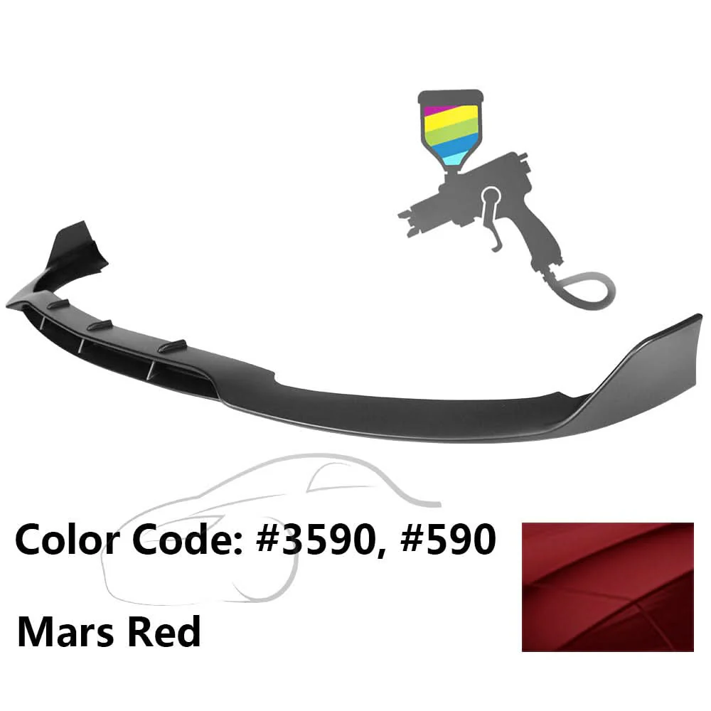 2015-2020 Benz W205 AP Style Painted Front Bumper Lip Spoiler PP - Image 11