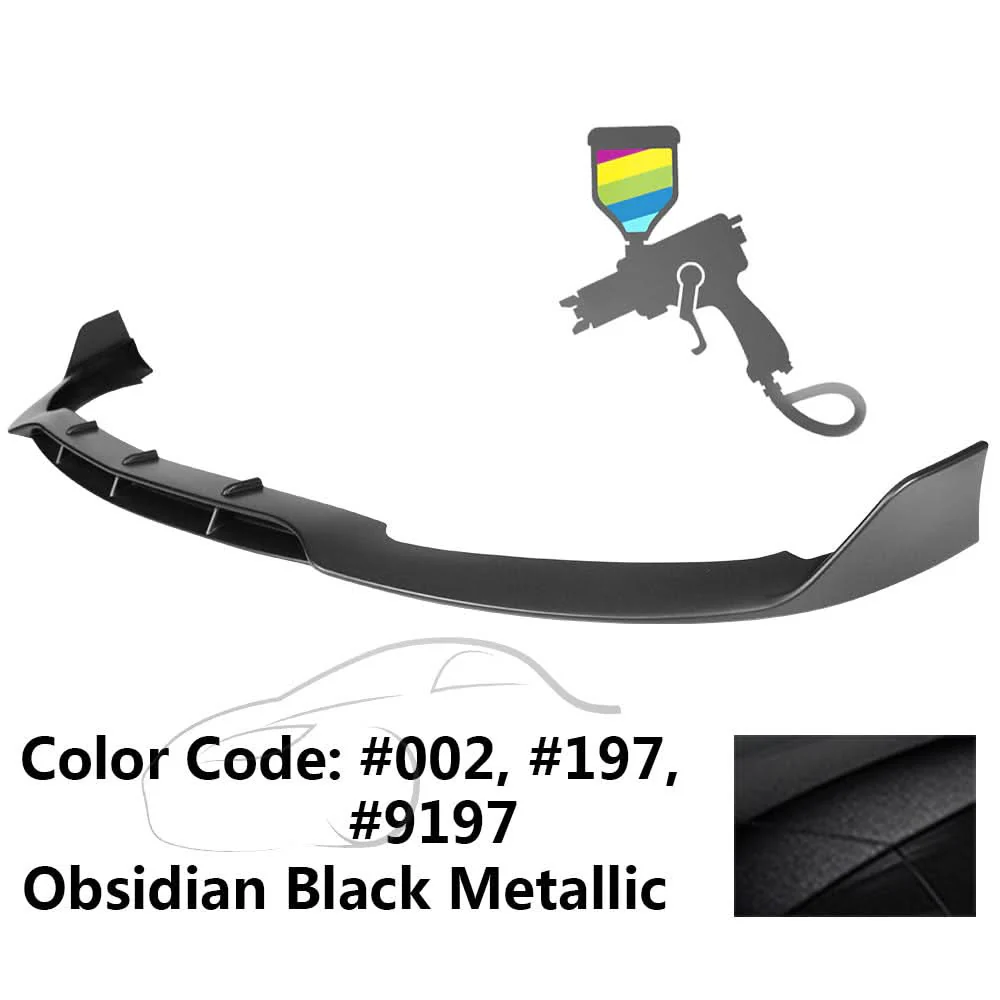 2015-2020 Benz W205 AP Style Painted Front Bumper Lip Spoiler PP - Image 4