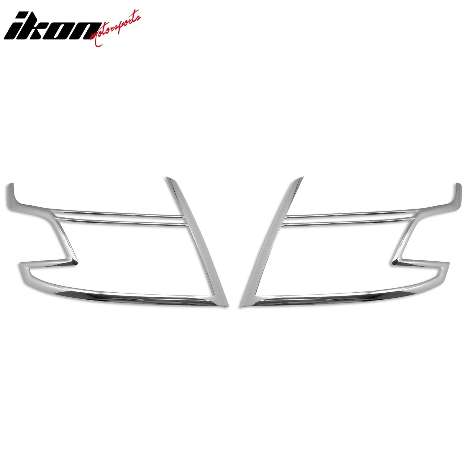 2015-2020 Chevrolet Suburban Headlight Bezels Cover Trims Chrome ABS - Image 2