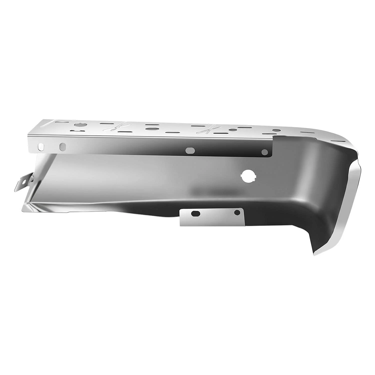 2015-2020 Ford F-150 Rear Bumper Cover Chrome Left w/ Sensor - Image 4