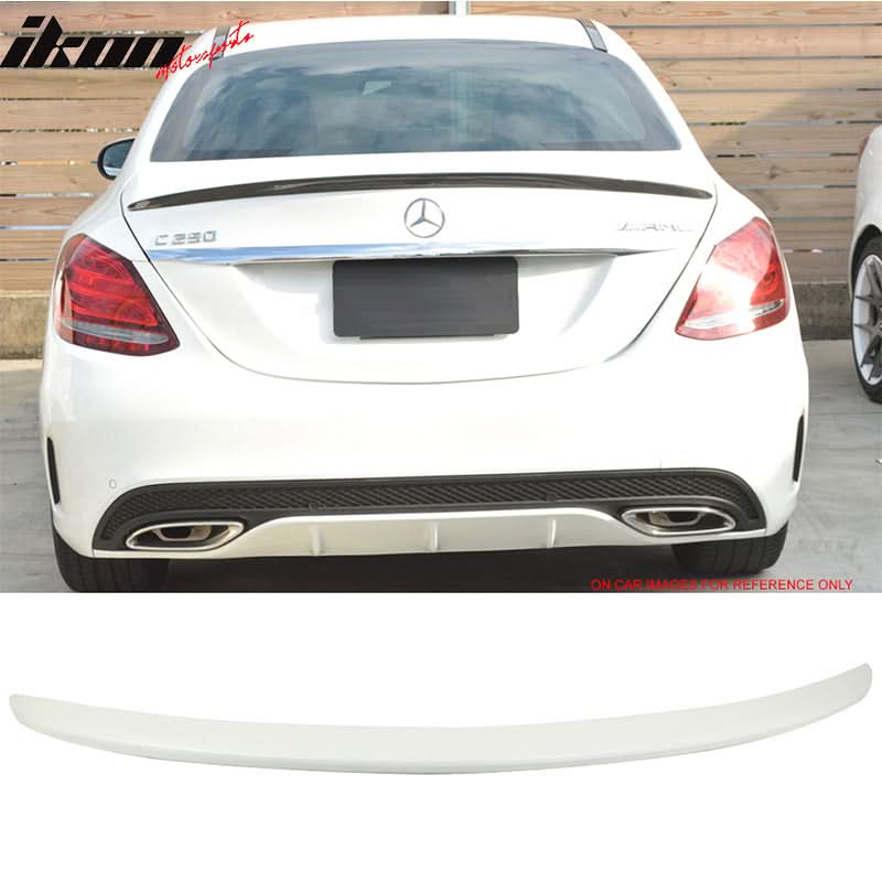 2015-2021 Mercedes Benz W205 4Door AMG Style Trunk Spoiler ABS - Image 18