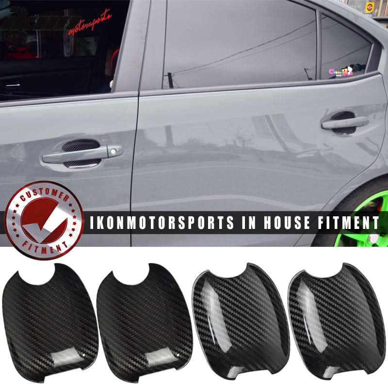2015-2021 Subaru WRX STI 4DR Door Cup Bowl Trim Cover Carbon Fiber - Image 7