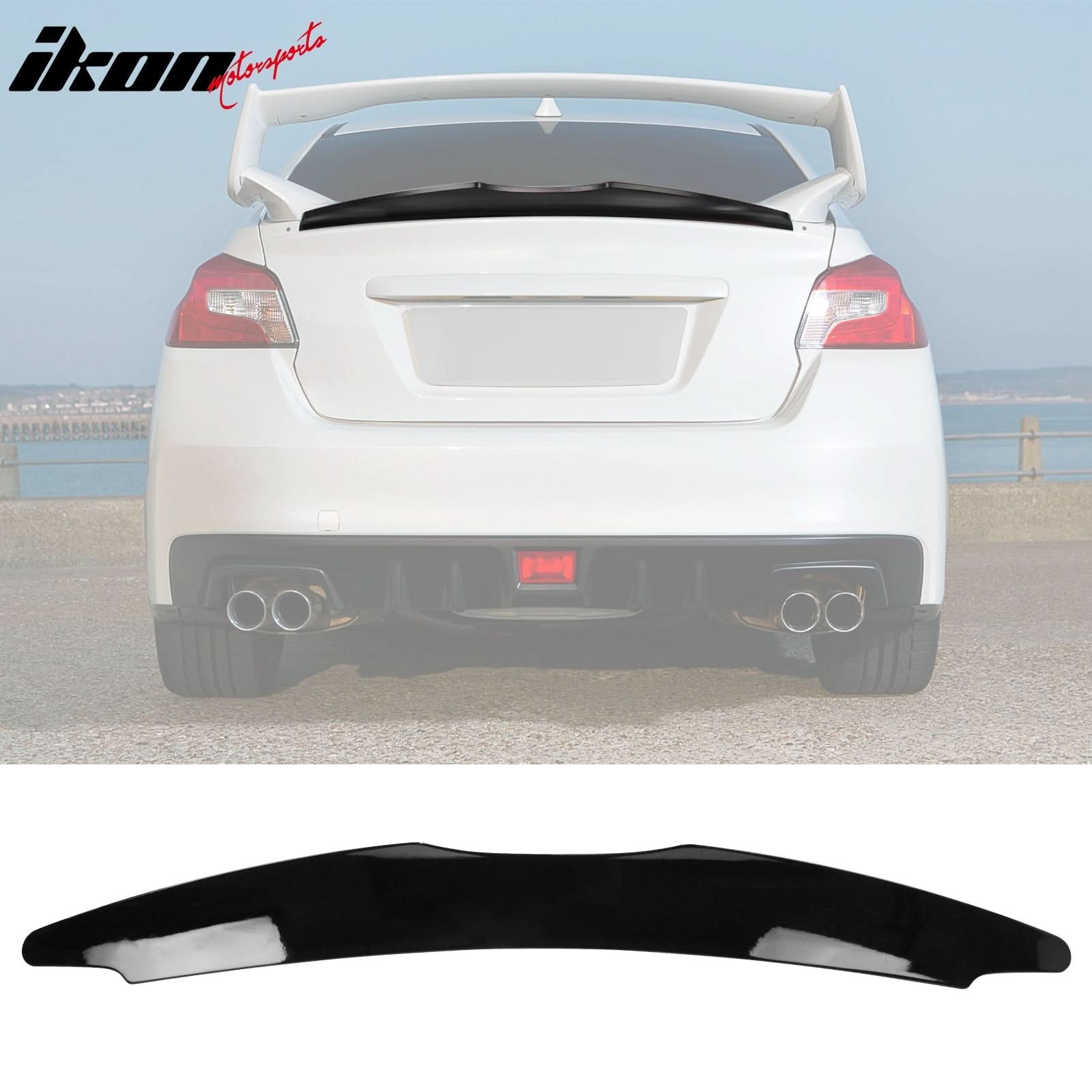 2015-2021 Subaru WRX STI 4DR Rear Trunk Spoiler Wing ABS - Image 13