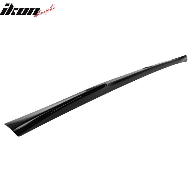 2015-2021 Subaru WRX STI Add-On Trunk Spoiler Gurney Flap Gloss Black - Image 5
