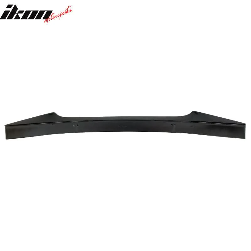 2015-2021 Subaru WRX STI Add-On Trunk Spoiler Gurney Flap Gloss Black - Image 8
