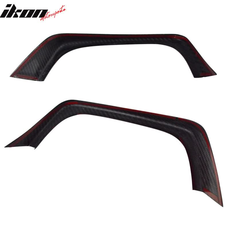 2015-2021 Subaru WRX STI Exhaust Pipe Cover Heat Shield Carbon Fiber - Image 2
