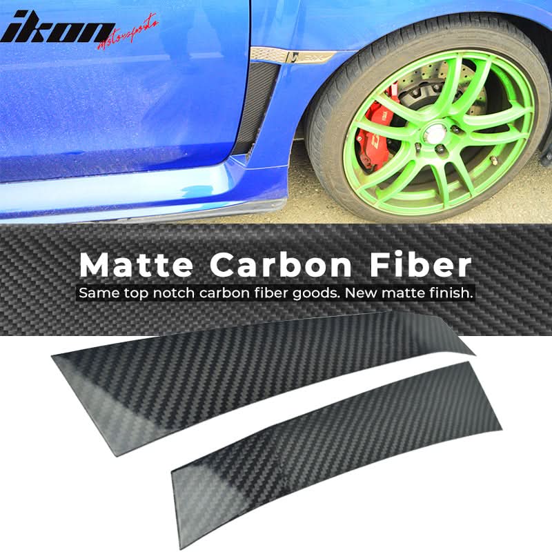 2015-2021 Subaru WRX STI Fender Insert Overlay Cover Carbon Fiber - Image 6