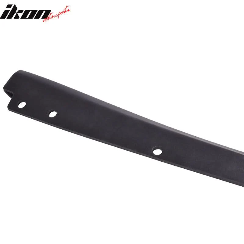 2015-2021 Subaru WRX STI Matte Black Rear Bumper Splitter Lip ABS - Image 5