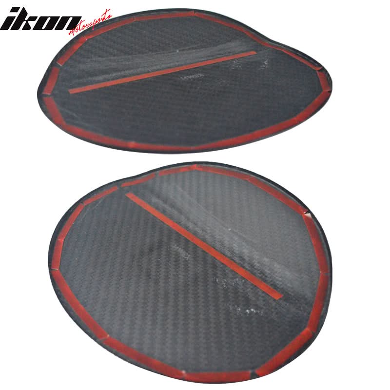 2015-2021 Subaru WRX STI Sedan Fuel Tank Cap Cover Trim Carbon Fiber - Image 5