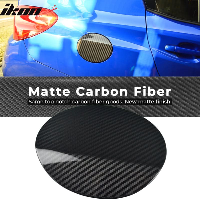 2015-2021 Subaru WRX STI Sedan Fuel Tank Cap Cover Trim Carbon Fiber - Image 7