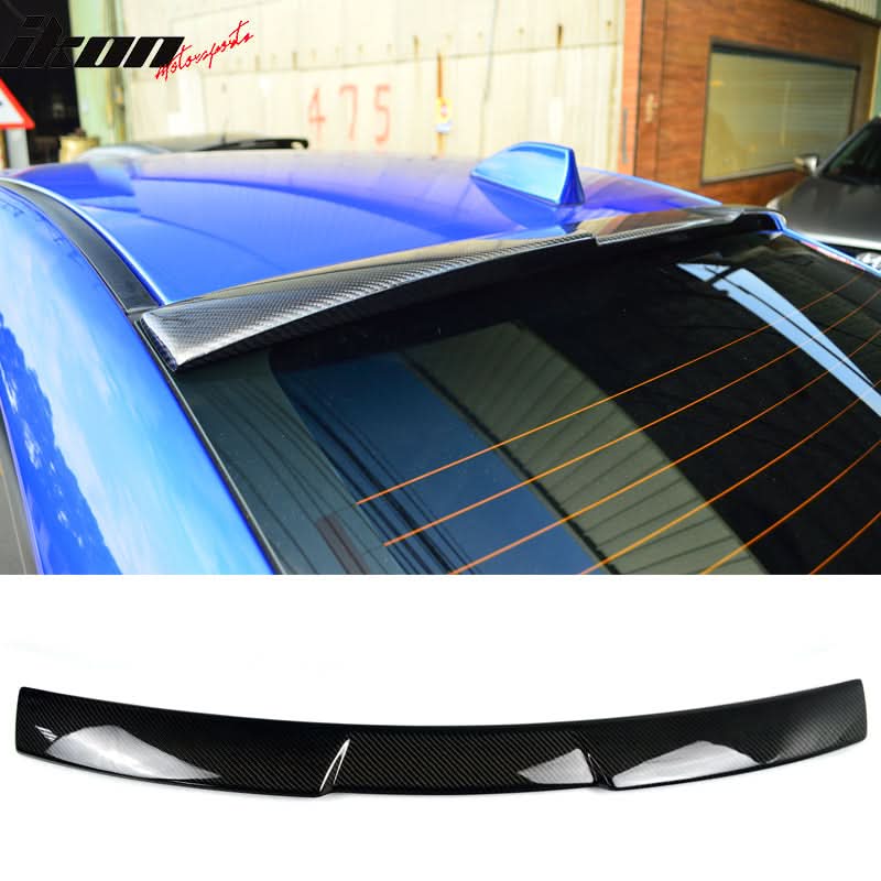 2015-2021 Subaru WRX STI V Style Roof Spoiler Carbon Fiber - Image 9