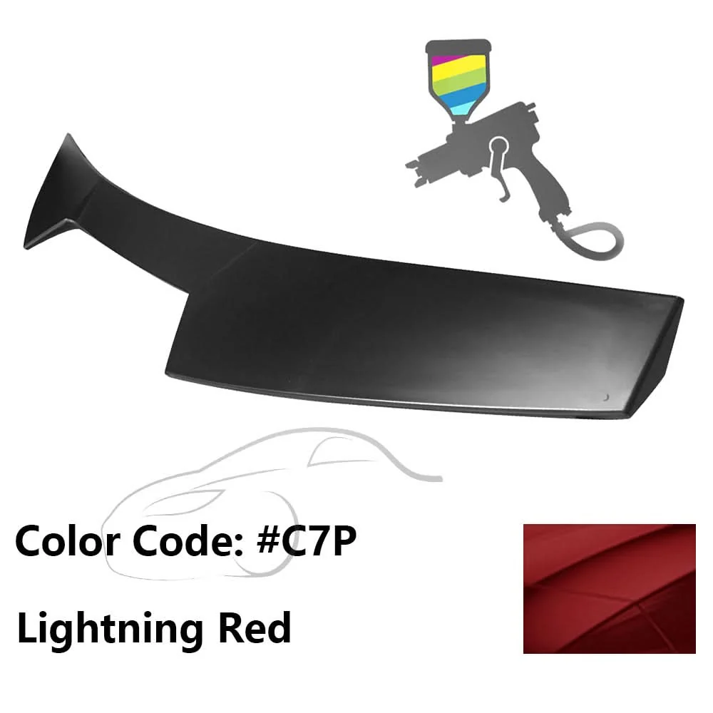 2015-2021 Subaru WRX STI V2 Style Rear Roof Spoiler ABS - Image 11