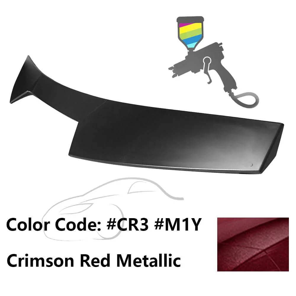 2015-2021 Subaru WRX STI V2 Style Rear Roof Spoiler ABS - Image 12