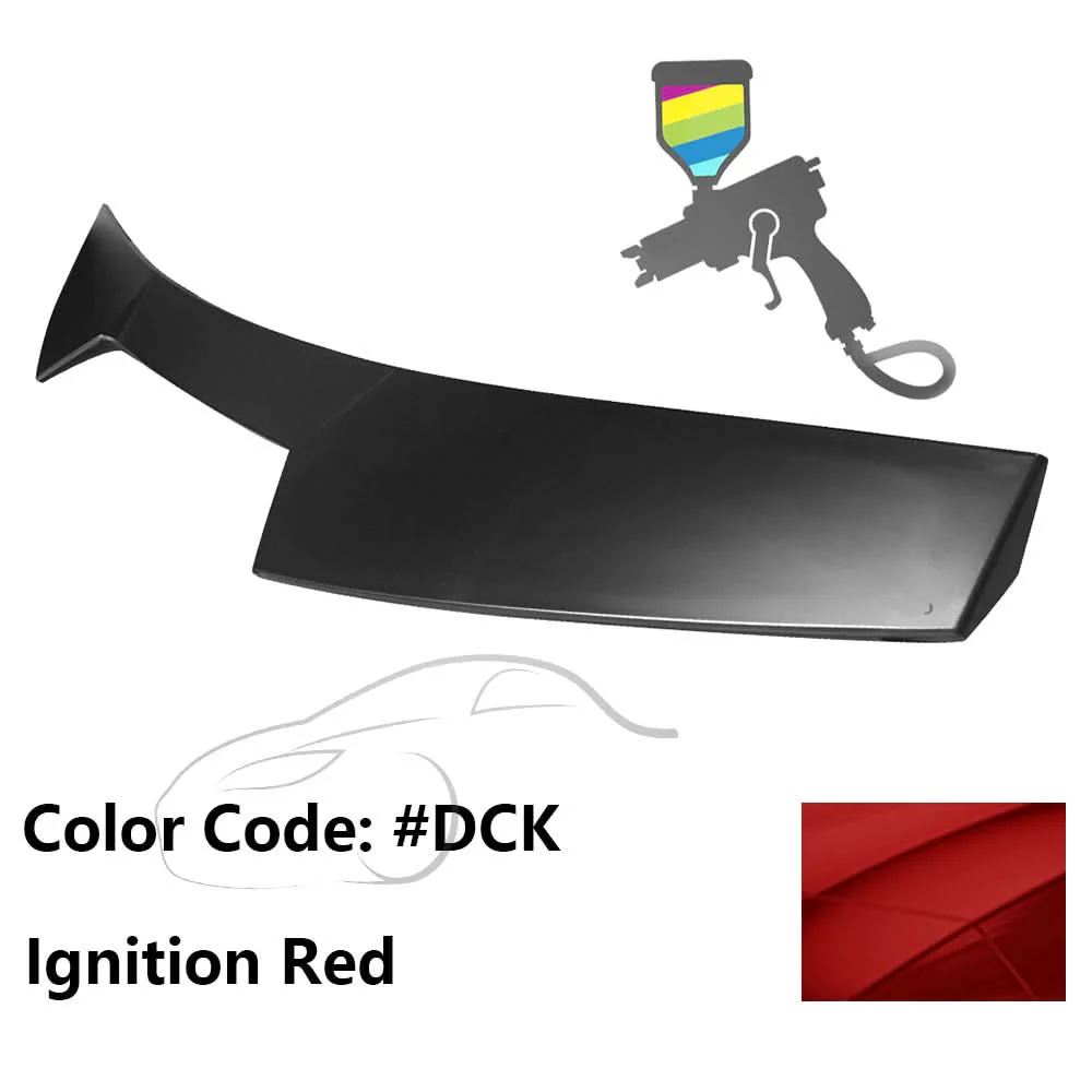 2015-2021 Subaru WRX STI V2 Style Rear Roof Spoiler ABS - Image 13