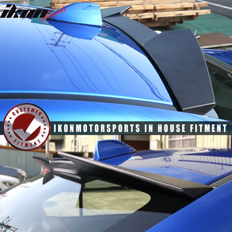 2015-2021 Subaru WRX STI V2 Style Rear Roof Spoiler ABS - Image 2