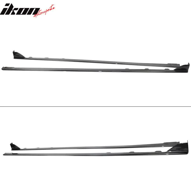 2015-2021 WRX STI Sedan Carbon Fiber CF Side Skirts Extension - Image 3