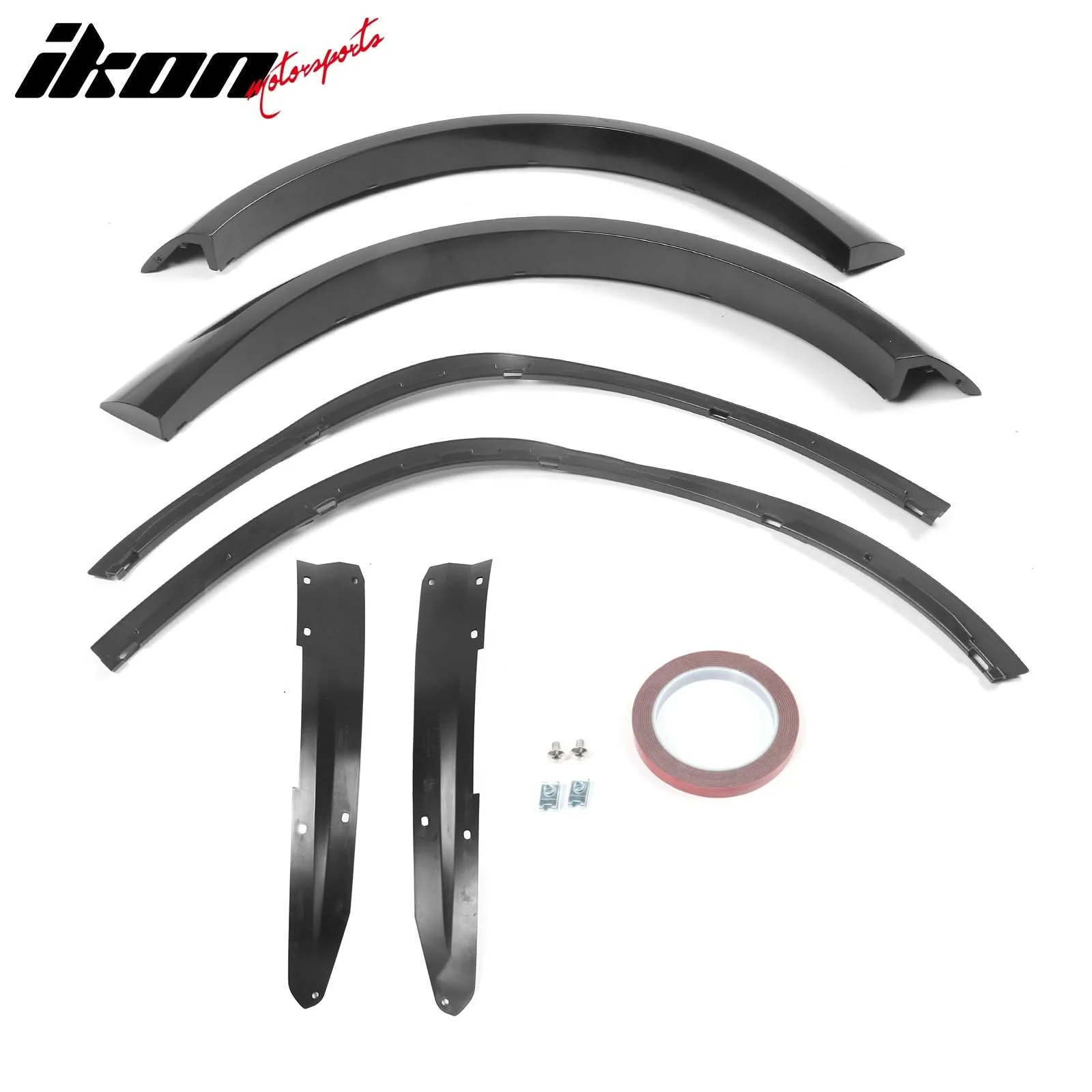 2015-2023 Charger IKON Matte Black Front Rear Bumper Covers LED Grille - Image 8