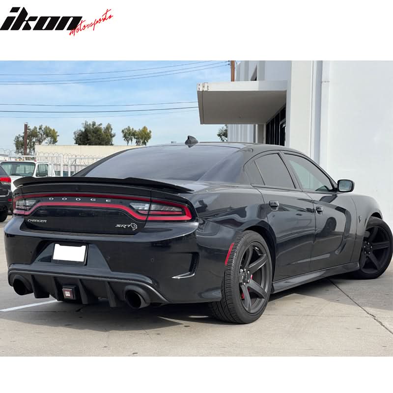 2015-2023 Charger SRT Rear Bumper Diffuser w/ LED Brake Light Lamp - Image 8
