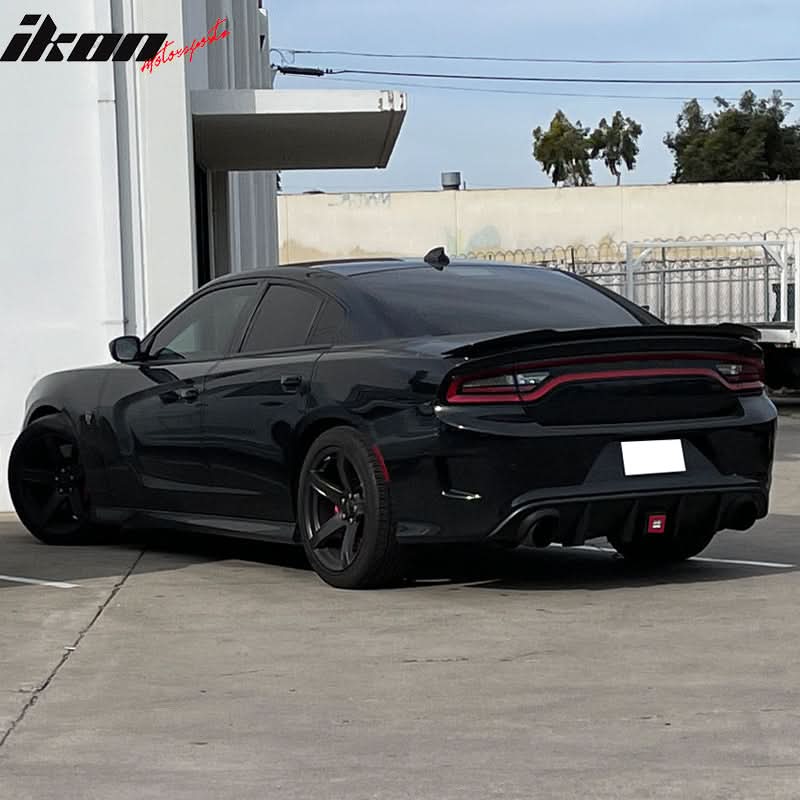 2015-2023 Charger SRT Rear Bumper Diffuser w/ LED Brake Light Lamp - Image 9