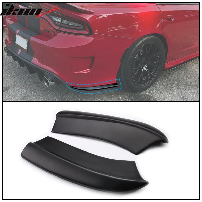 2015-2023 Charger SRT Rear Diffuser PP 3RD LED Brake Lamp - Image 4