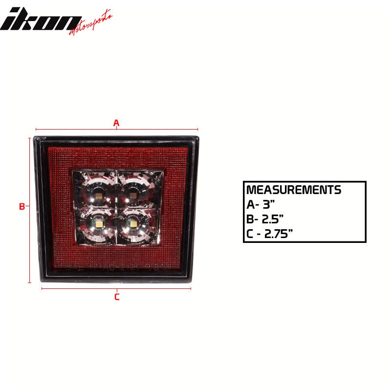2015-2023 Charger SRT Rear Diffuser PP 3RD LED Brake Lamp - Image 7